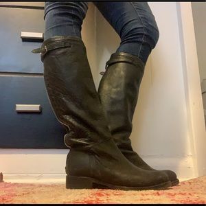 Vintage leather boots